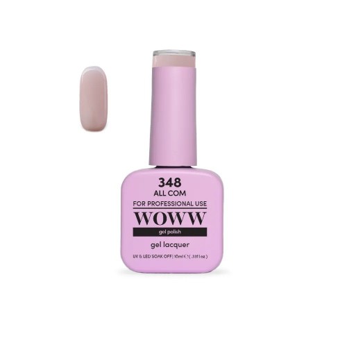 Ημιμόνιμο Βερνίκι New Woww Cosmetics 10ml All Com - 348